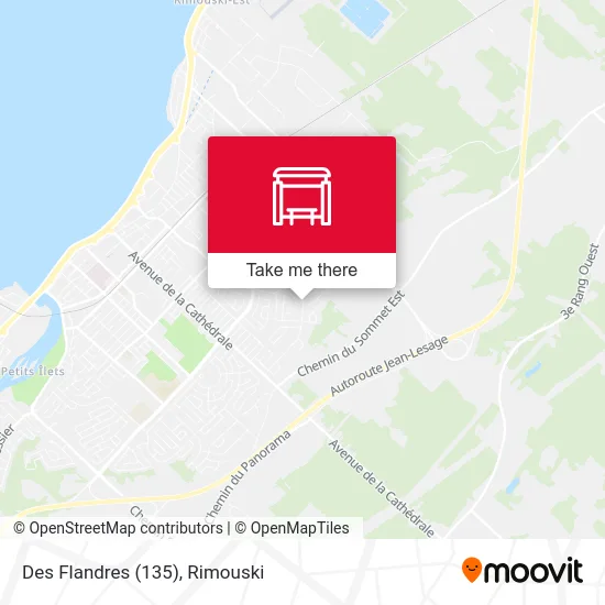 Des Flandres (135) map