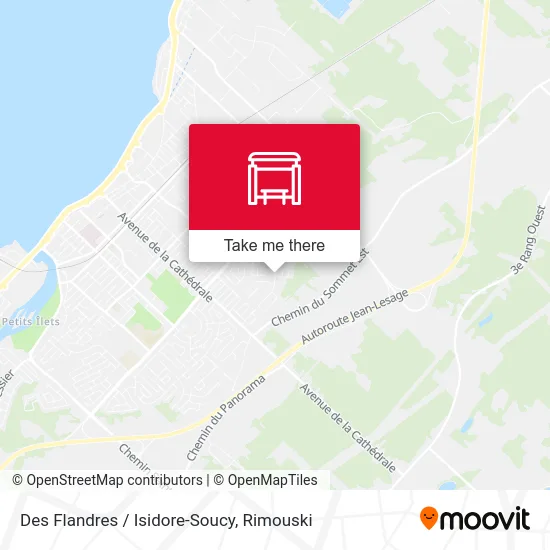 Des Flandres / Isidore-Soucy map