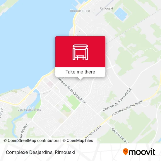 Complexe Desjardins map