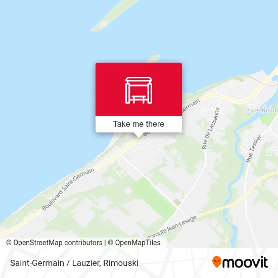 Saint-Germain / Lauzier map