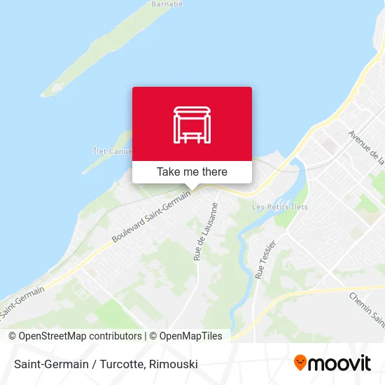 Saint-Germain / Turcotte map