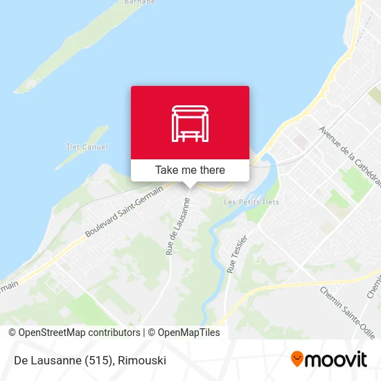 De Lausanne (515) map