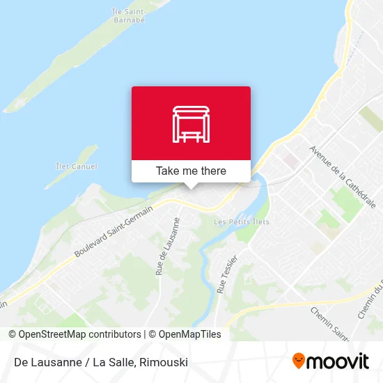 De Lausanne / La Salle map