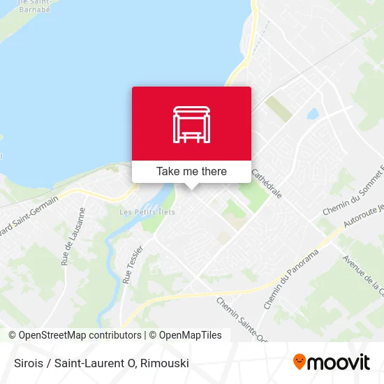 Sirois / Saint-Laurent O map