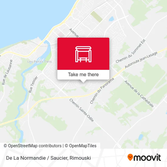 De La Normandie / Saucier map