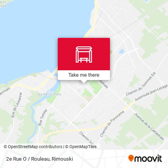 2e Rue O / Rouleau map