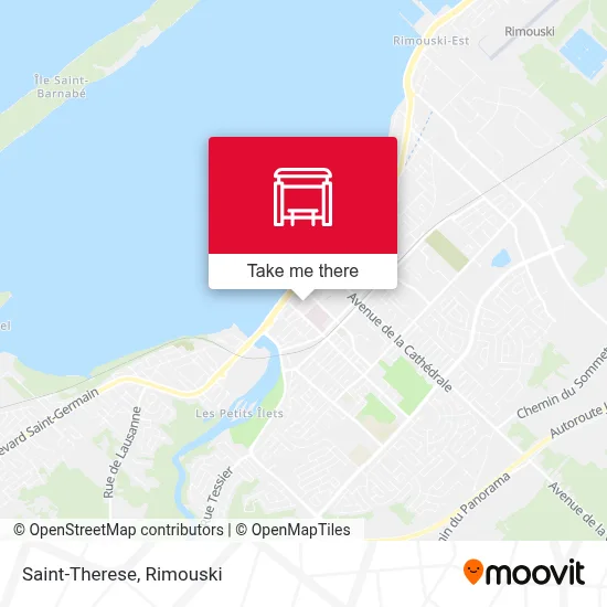 Sainte-Thérèse map