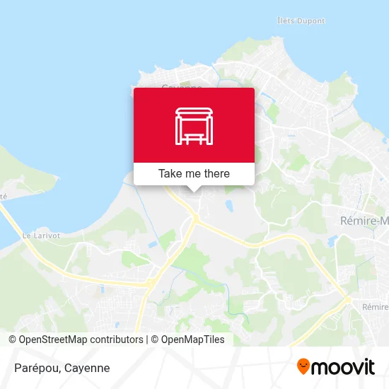Parépou map