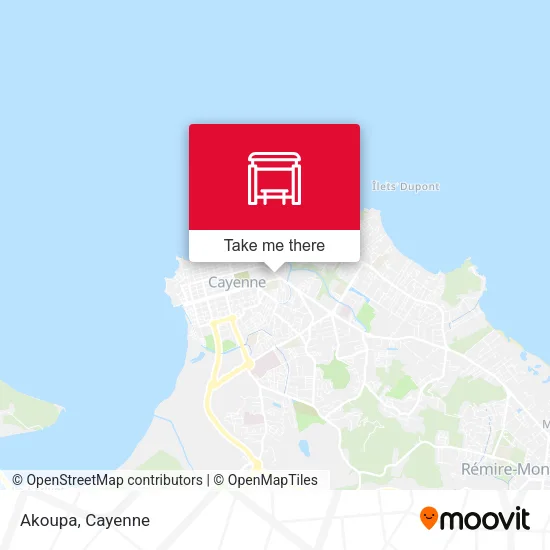 Akoupa map
