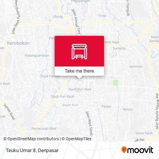 Teuku Umar 8 map