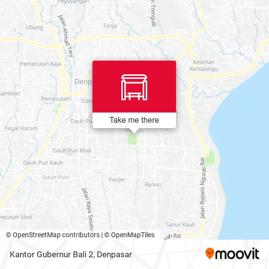 Kantor Gubernur Bali 2 map