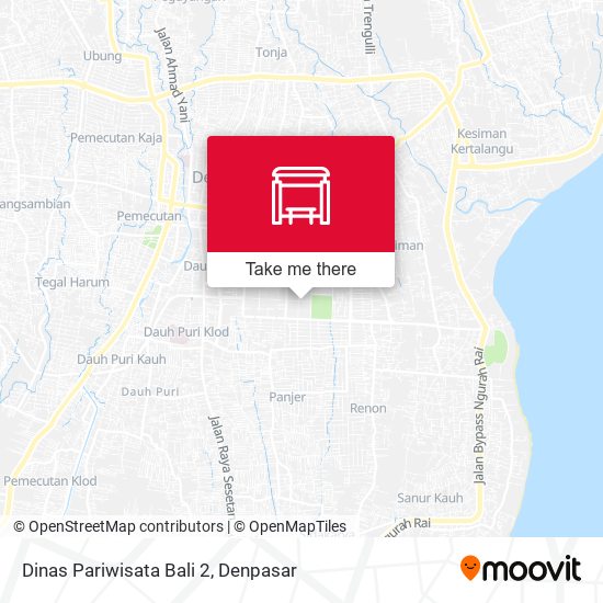 Dinas Pariwisata Bali 2 map