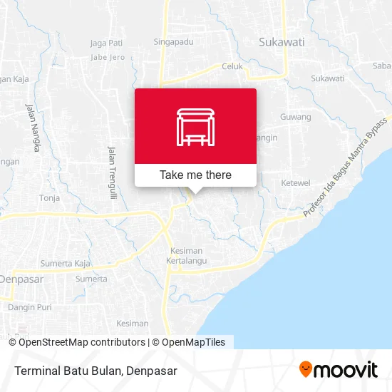 Terminal Batu Bulan map