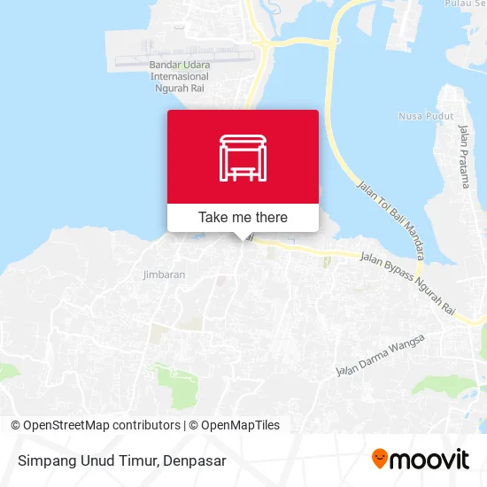 Simpang Unud Timur map