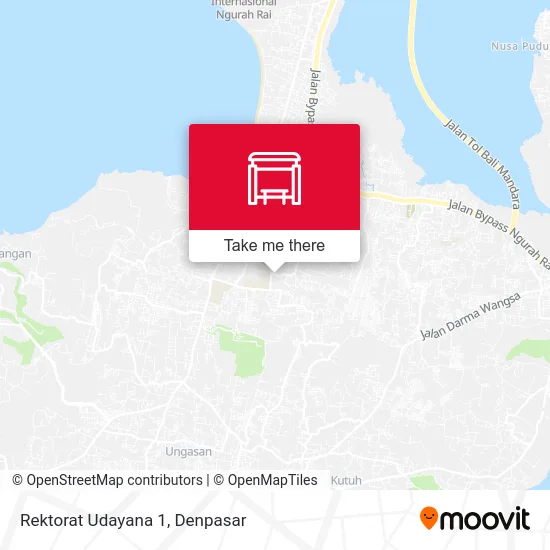 Rektorat Udayana 1 map