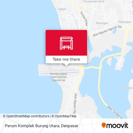 Perum Komplek Burung Utara map