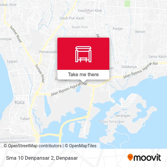 Sma 10 Denpansar 2 map