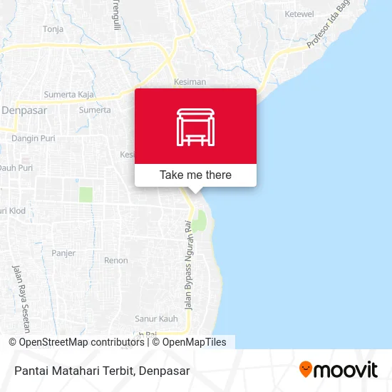 Pantai Matahari Terbit map