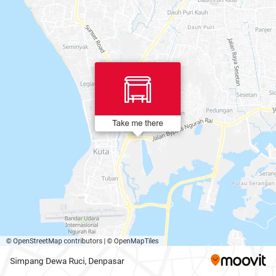 Simpang Dewa Ruci map