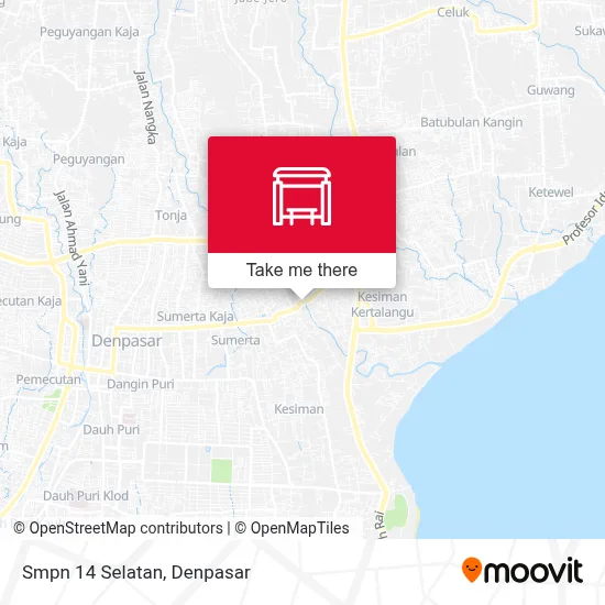 Smpn 14 Selatan map