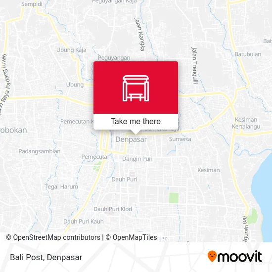 Bali Post map