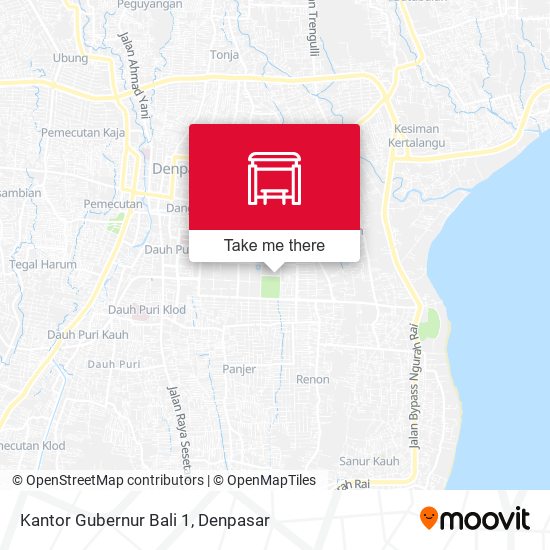 Kantor Gubernur Bali 1 map
