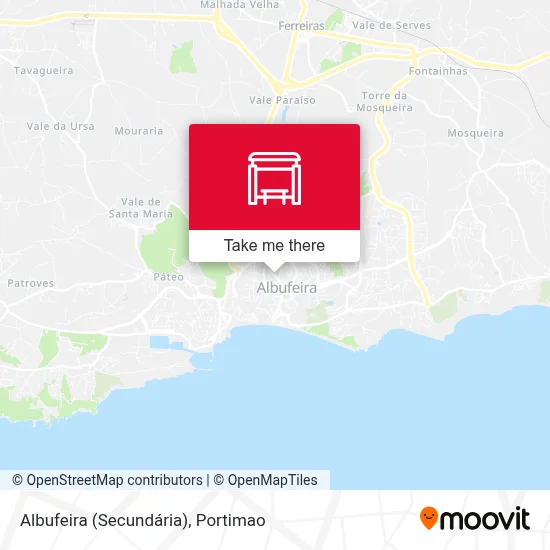 Albufeira (Secundária) map