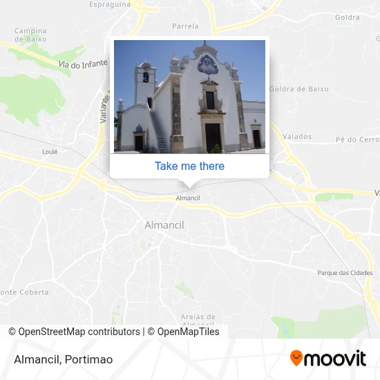 Almancil map