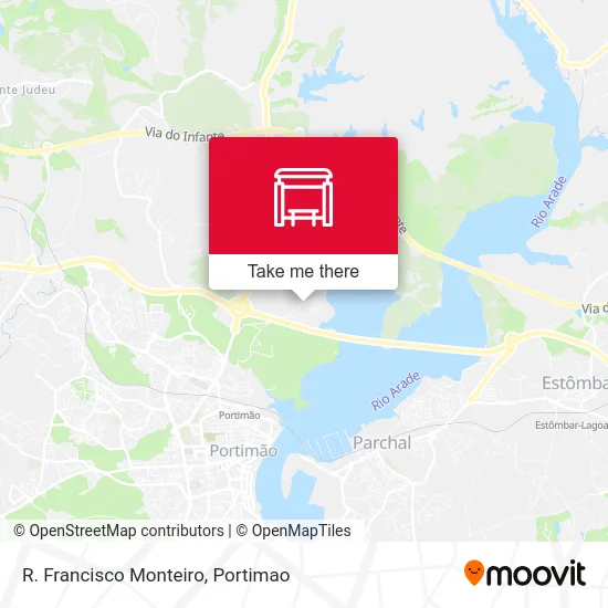 R. Francisco Monteiro map