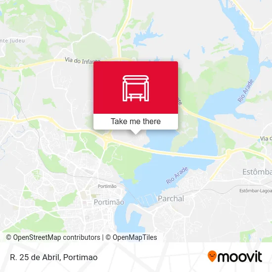 R. 25 de Abril map
