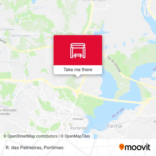 R. das Palmeiras map