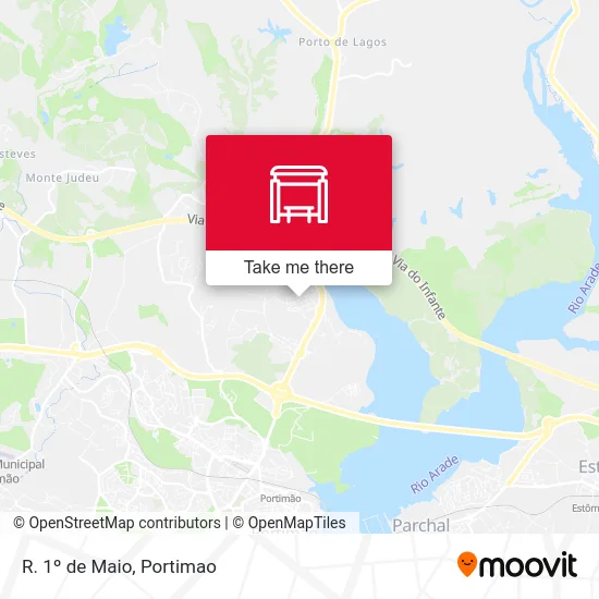 R. 1º de Maio map