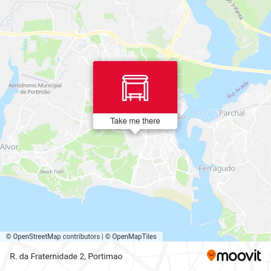 R. da Fraternidade 2 map