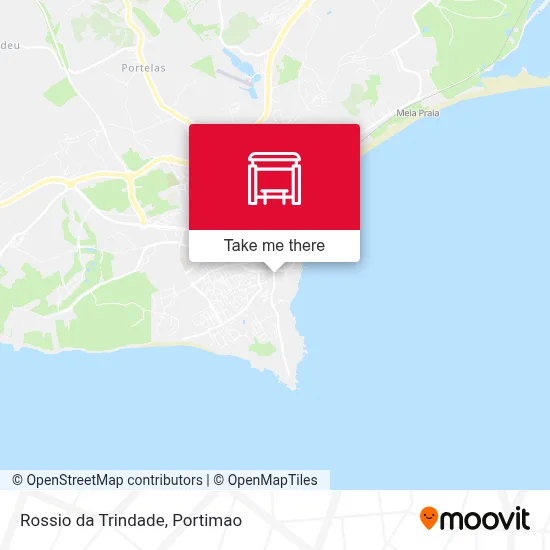 Rossio da Trindade map