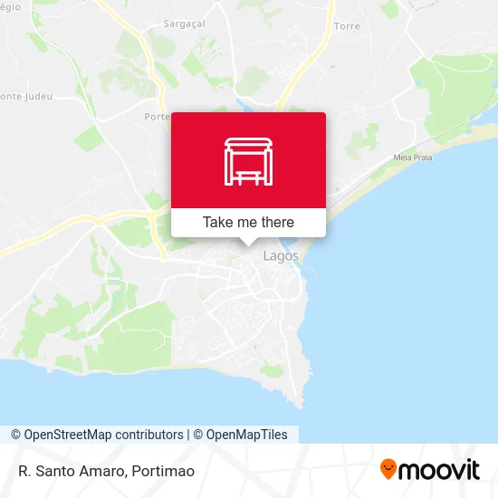 R. Santo Amaro map