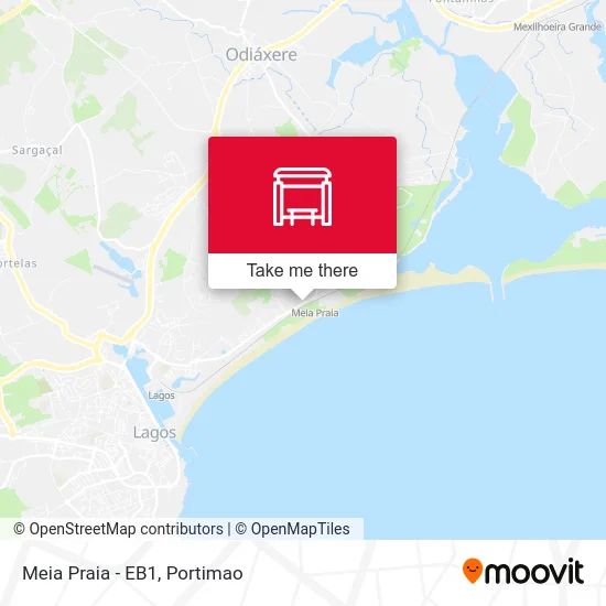 Meia Praia - EB1 map