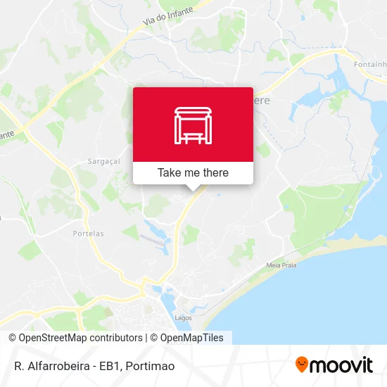 R. Alfarrobeira - EB1 map
