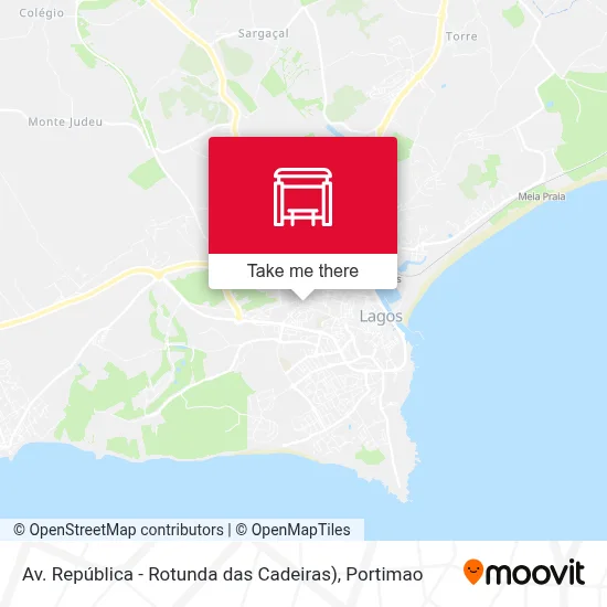 Av. República - Rotunda das Cadeiras) map