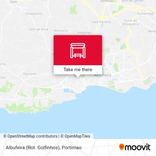 Albufeira (Rot. Golfinhos) map