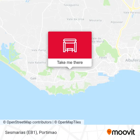 Sesmarias (EB1) map