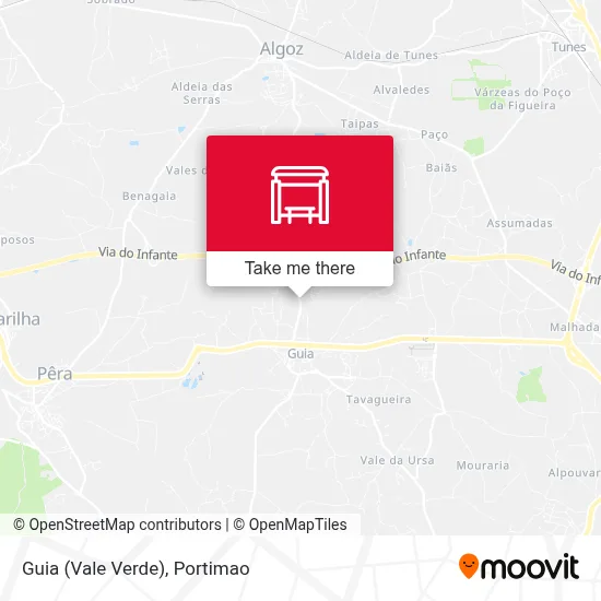 Guia (Vale Verde) map
