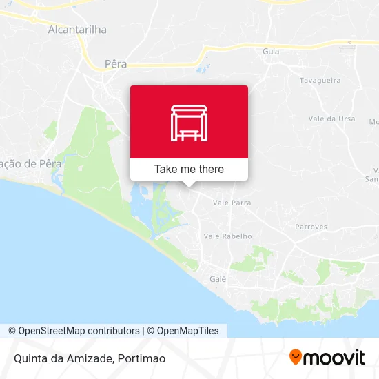 Quinta da Amizade map