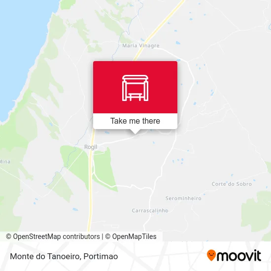 Monte do Tanoeiro map