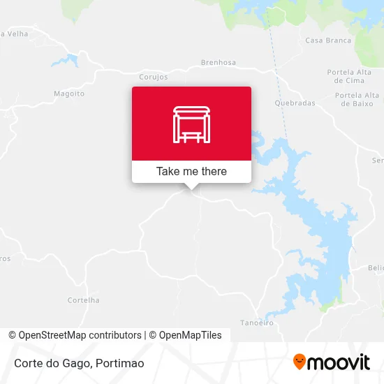 Corte do Gago map
