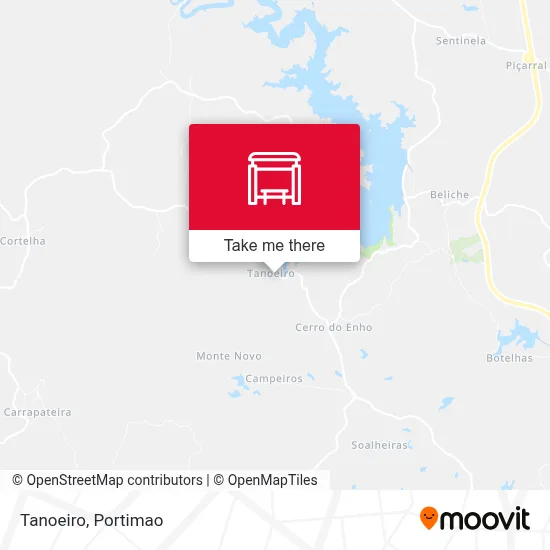 Tanoeiro map