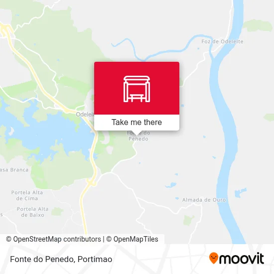 Fonte do Penedo map