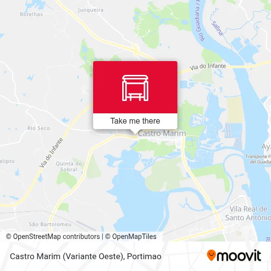 Castro Marim (Variante Oeste) map