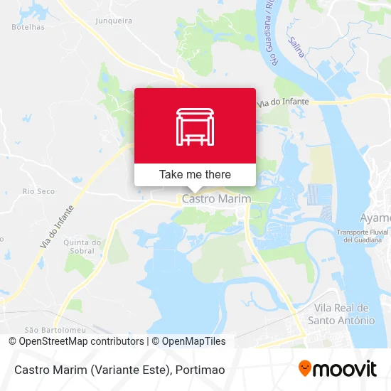 Castro Marim (Variante Este) map