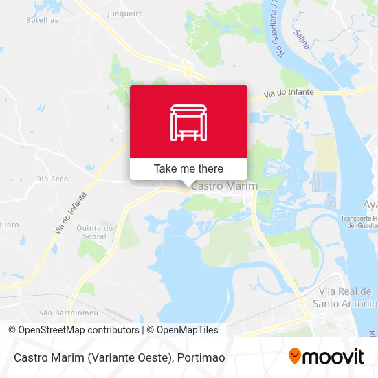 Castro Marim (Variante Oeste) map