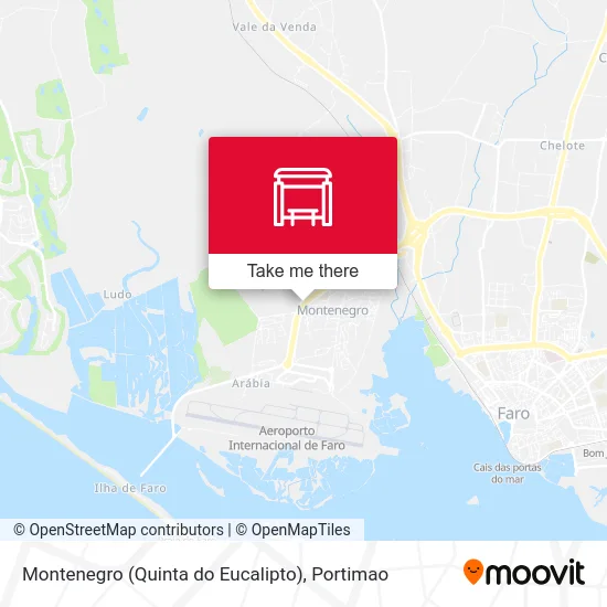 Montenegro (Quinta do Eucalipto) map